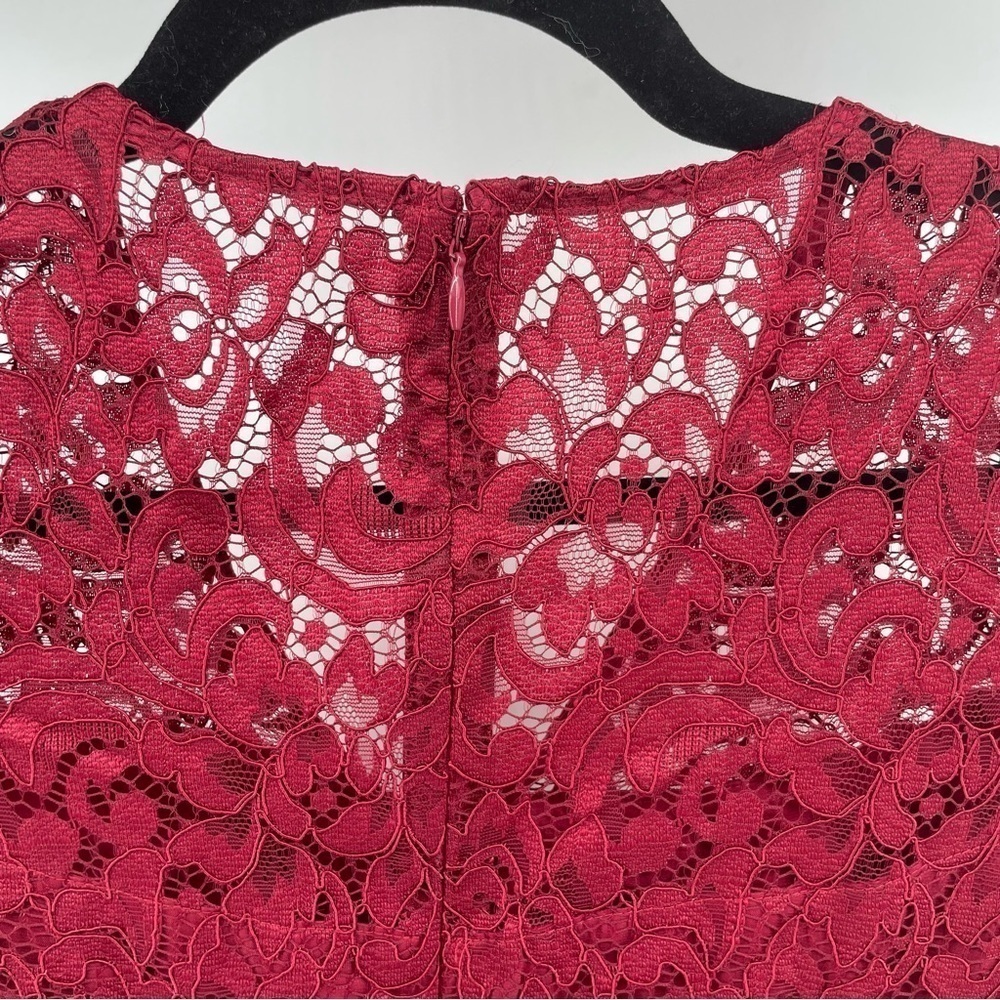 White House black market Bell-Sleeve Lace Shift Dress Z160‎ - Picture 10 of 13